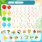 35-Pack Summer Beach & Pool Party Hanging Swirl Decorations – Hawaiian Luau “Hello Summer” Ceiling Streamers, Tropical Party Supplies for Kids, Boys & Girls, Baby Shower Decor